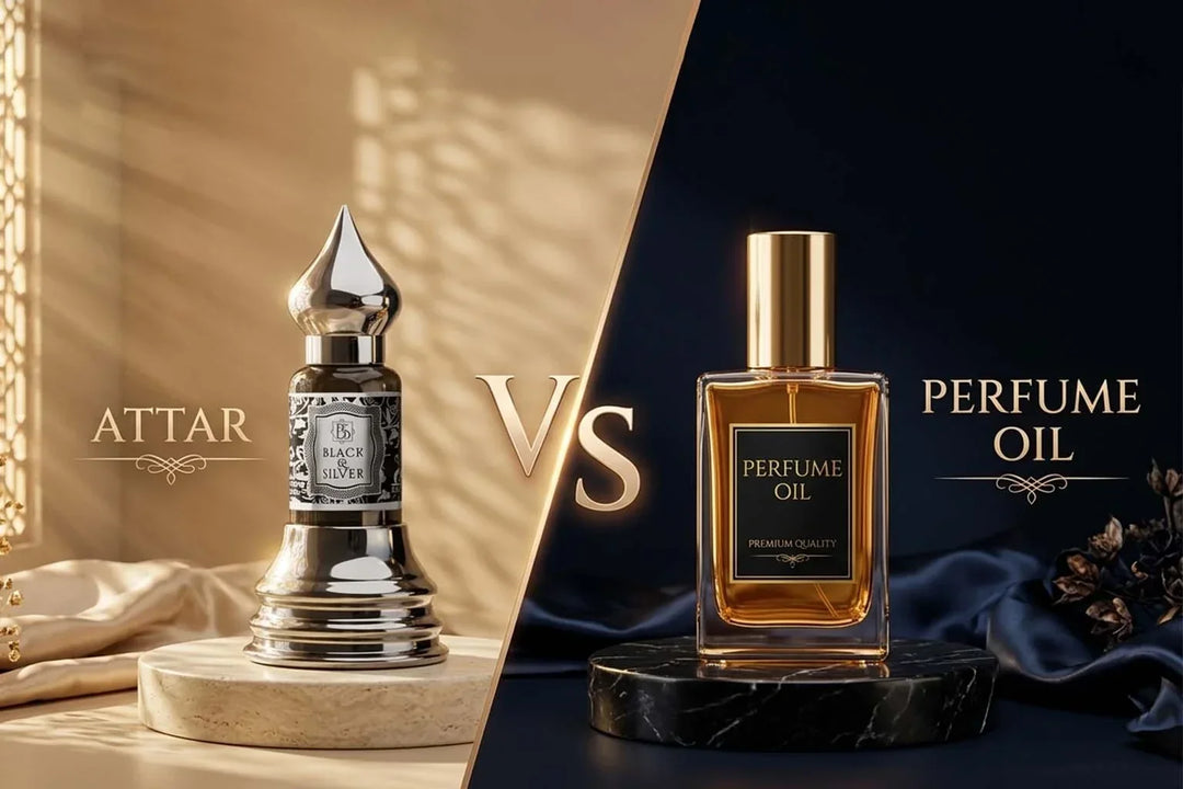 Attar vs perfume oil collection comparison