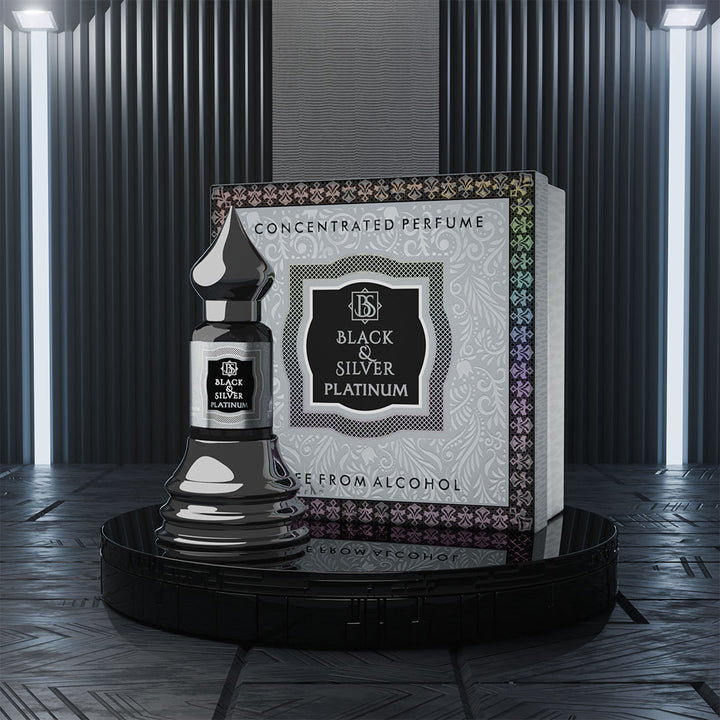 Black & Silver Platinum | Concentrated Perfume | Attar Oil