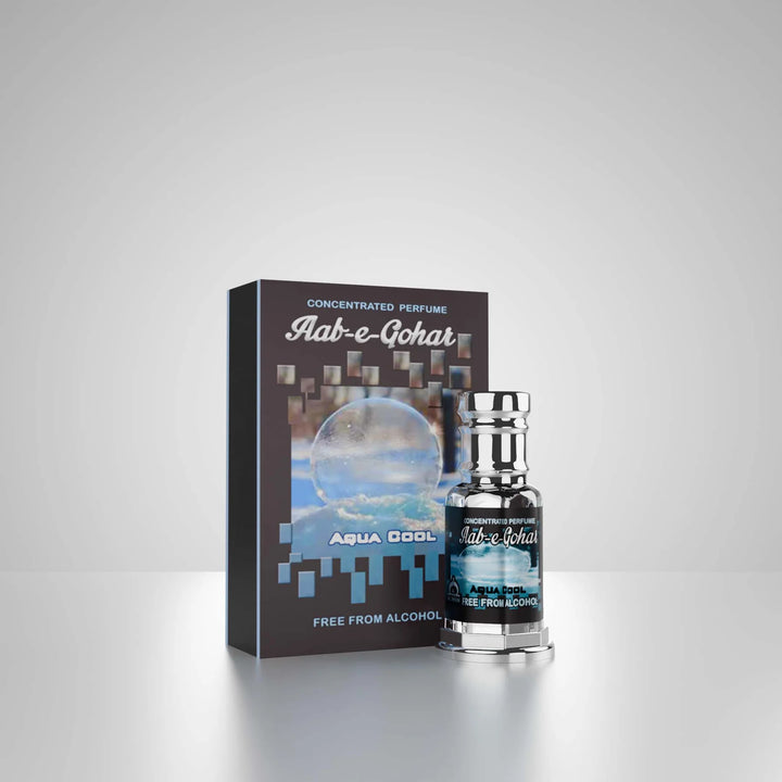 Aab-e-Gohar concentrated perfume with matching Aqua Cool perfume box 01