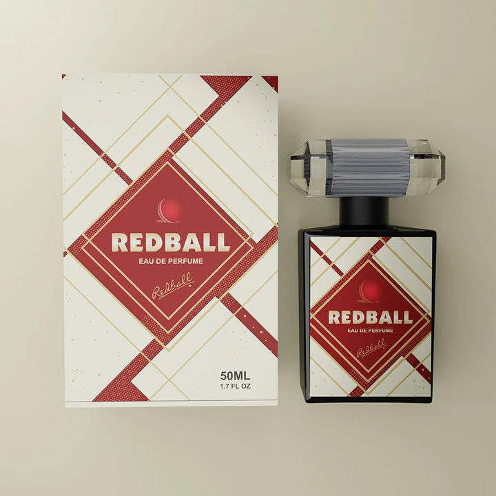 Red Ball Eau de Parfum by Musk Al Mahal in a premium red and white fragrance bottle 01