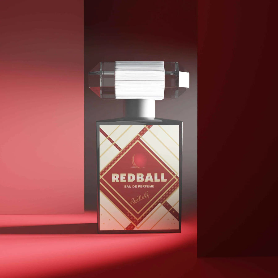 Red Ball Eau de Parfum by Musk Al Mahal in a premium red and white fragrance bottle